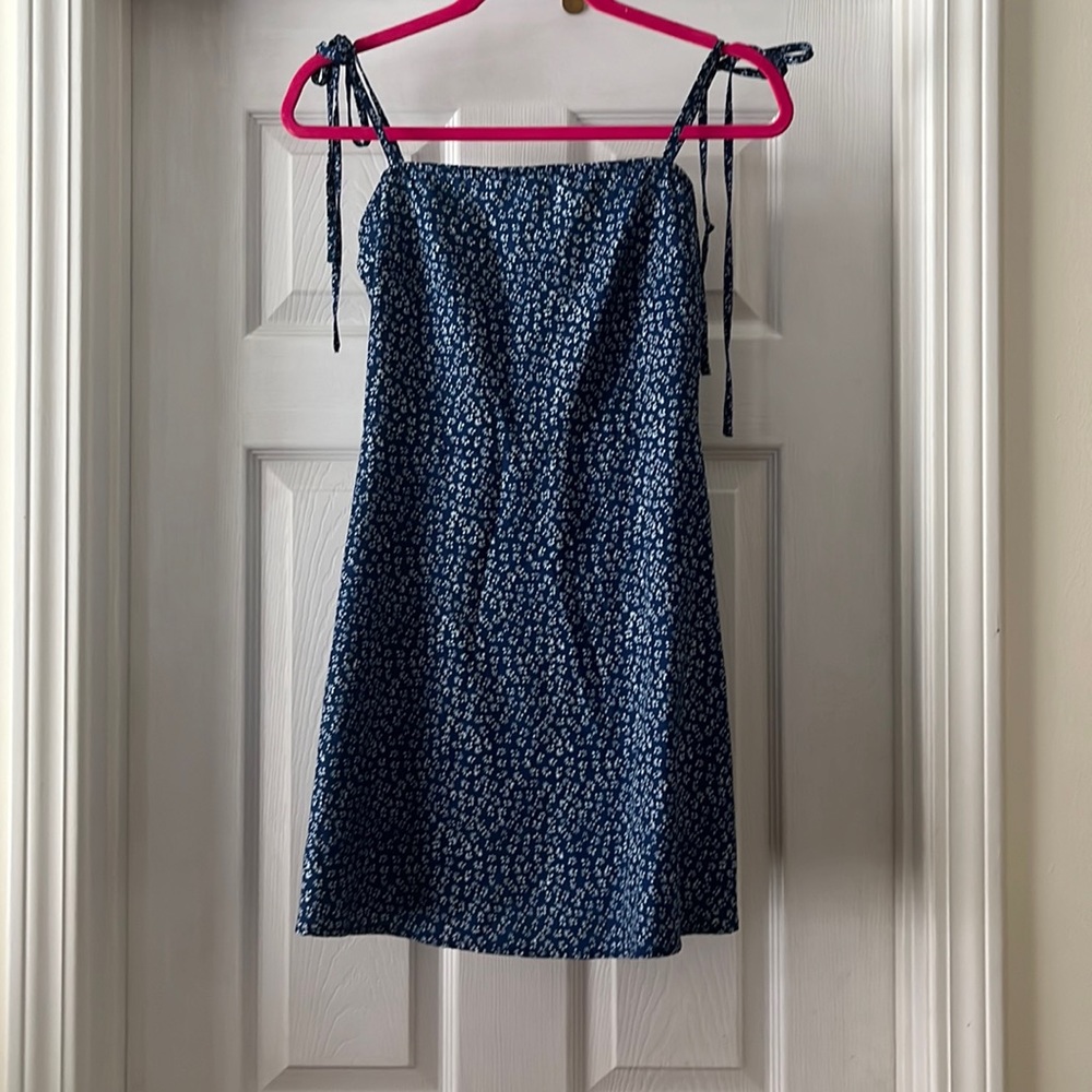blue sun dress